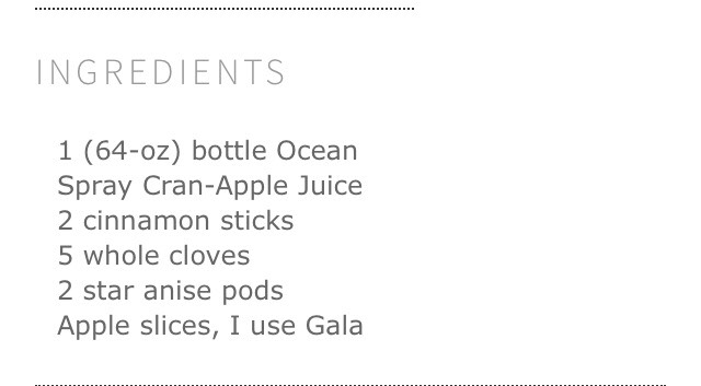 Slow Cooker Cranberry Apple Cider 
