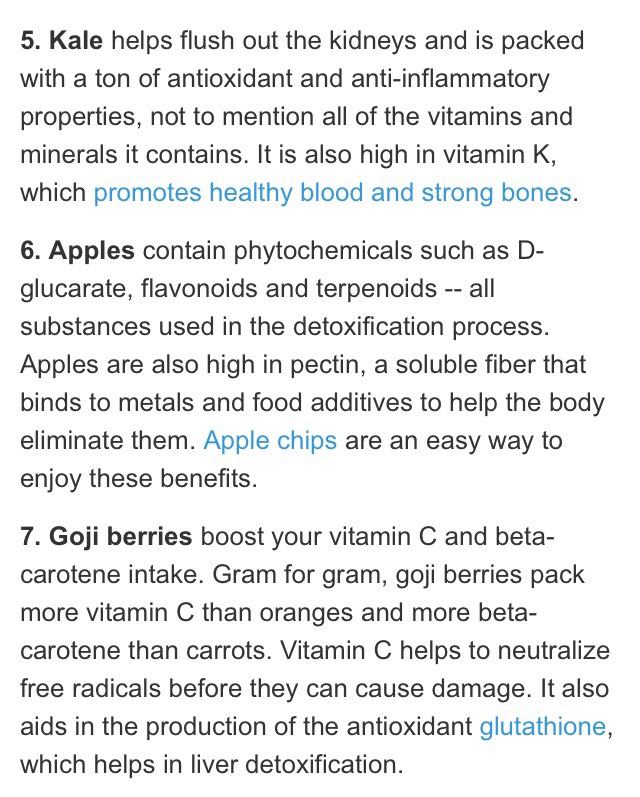 "12 FOODS TO HELP YOU DETOX NATURALLY"