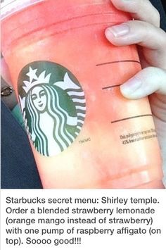 Secret Starbucks Drinks