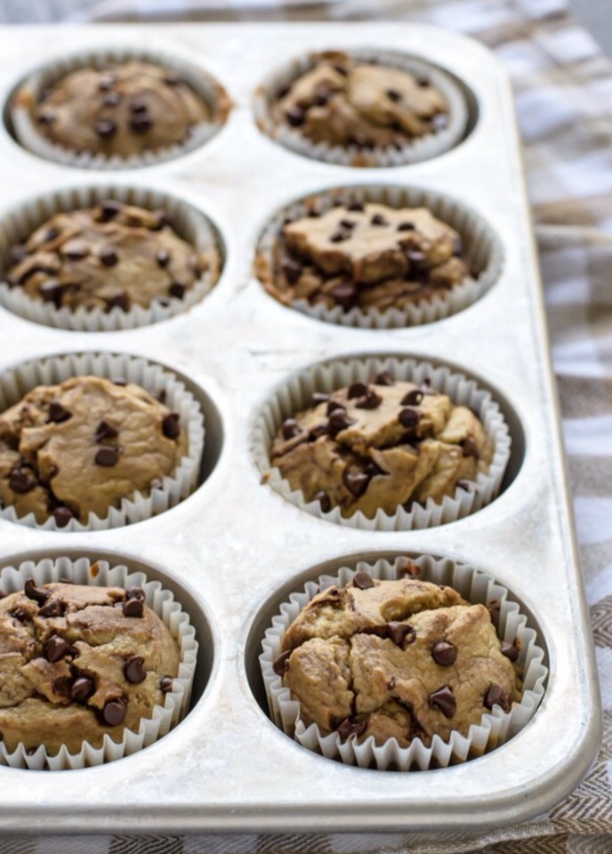 Clean Eating Blender Banana Oatmeal Muffins