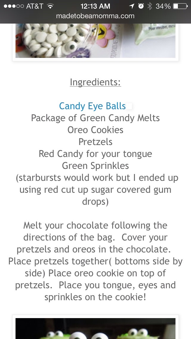 Cute Frog Chocolate Oreo Pretzels