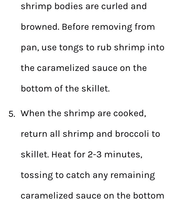 Honey Garlic Shrimp with Broccoli