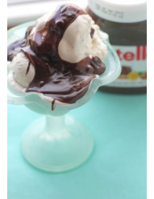Nutella Hot Fudge In Less Then A Min. Mmmm
