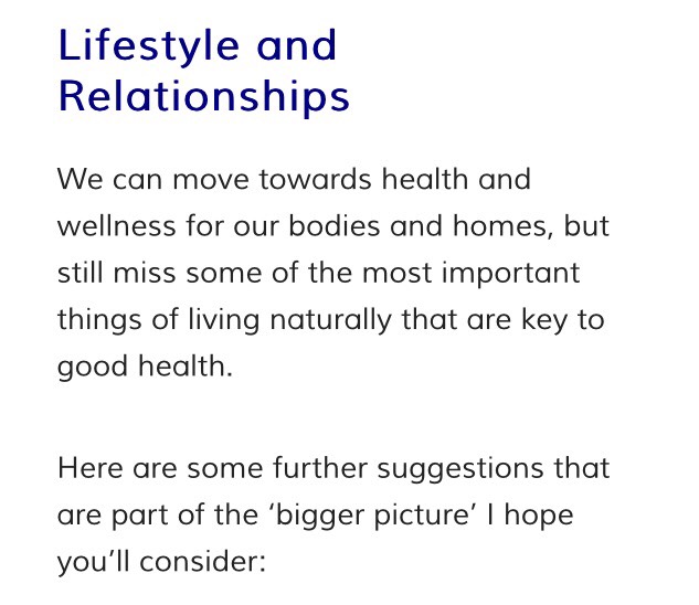 Simple Steps Towards Natural Living 