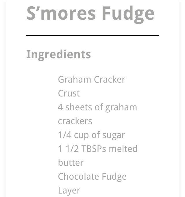 DELICIOUS SMORE'S FUDGE!