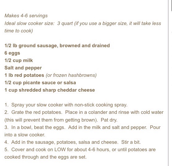 ✨ Slow Cooker Breakfast Casserole✨😋