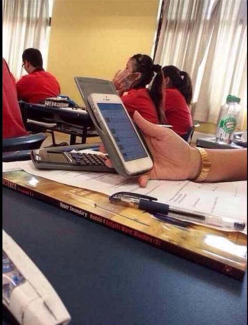 How to use your phone in school without getting caught!