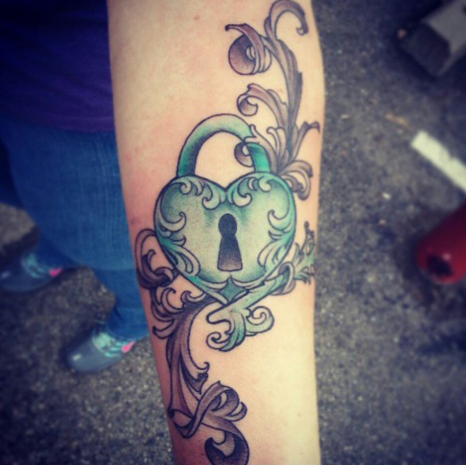   Lock And Key Tattoos!!!!