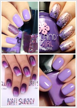 Love the color purple? Here's some nailspiration just for you! I've also added some swatches and polishes that you're sure to love as well!๐
