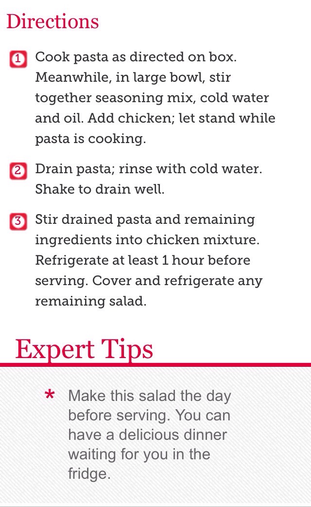 Mediterranean Chicken Pasta Salad