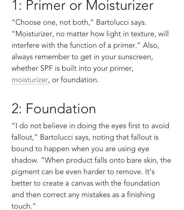 How to Apply Makeup in the Proper Order