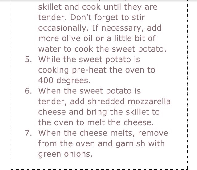 Ground Turkey & Sweet Potato Skillet  