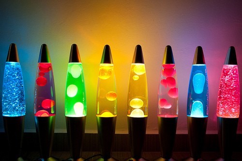 You can buy one or make one. This picture is a no heat lava lamp