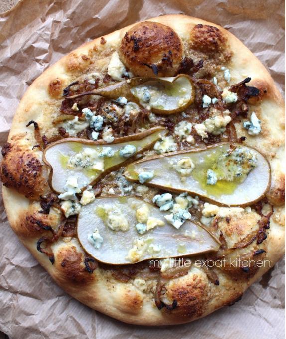 11. Caramelized Fennel, Pear, and Blue Cheese Pizza 
