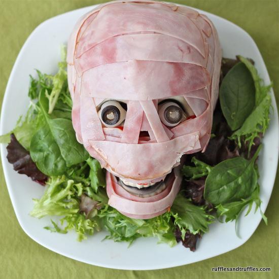 Meat Head

Totally edible, but maybe more of a centerpiece?

http://rufflesandtruffles.com/2012/10/meat-head/