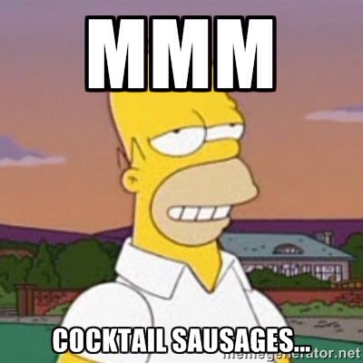 #Friendsgiving Easy Cocktail Sausages