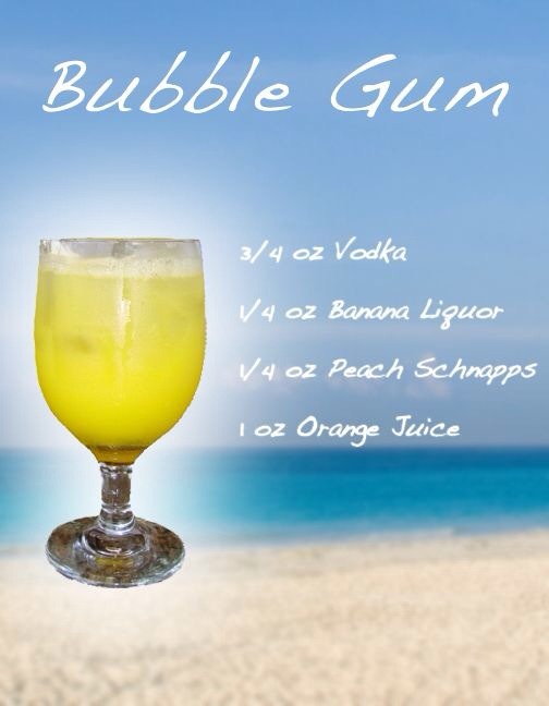 Mixed Drink/shot Recipes! Super Easy! 