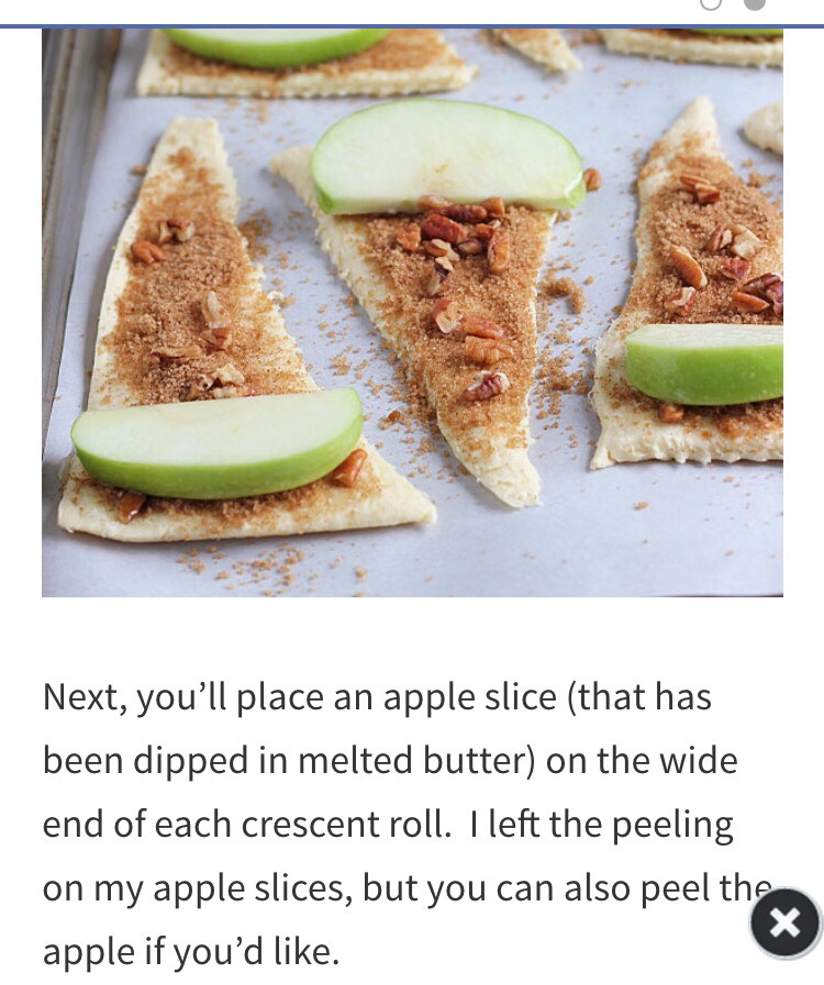 Apple pie Rolls 