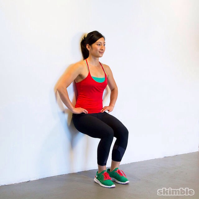 30 second wall sit