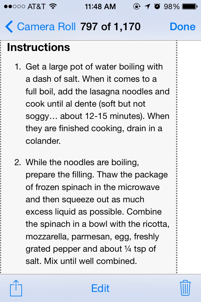 ✨✨Spinach Lasagna Roll Ups✨✨🍝