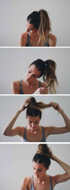 Hairstyles for lazy days!! :)
