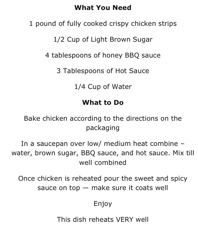 Sweet And Spicy Chicken!