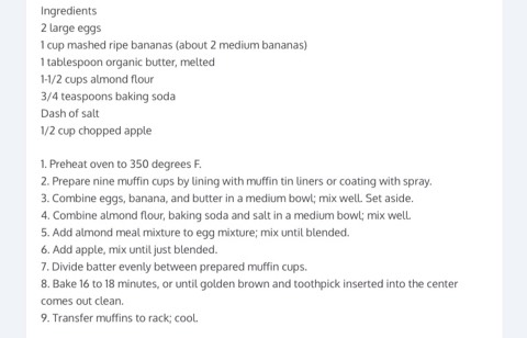 Banana Apple Muffins 