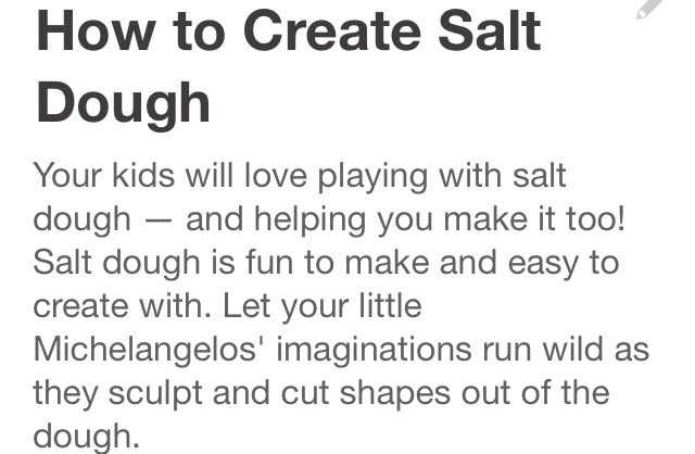 D.I.Y Salt Dough ornaments