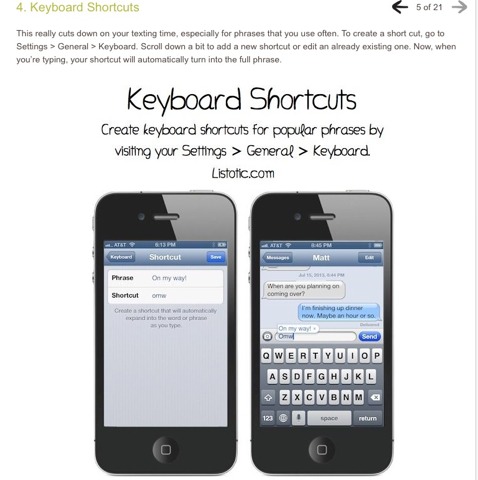 20 Awesome iPhone Tips And Tricks.