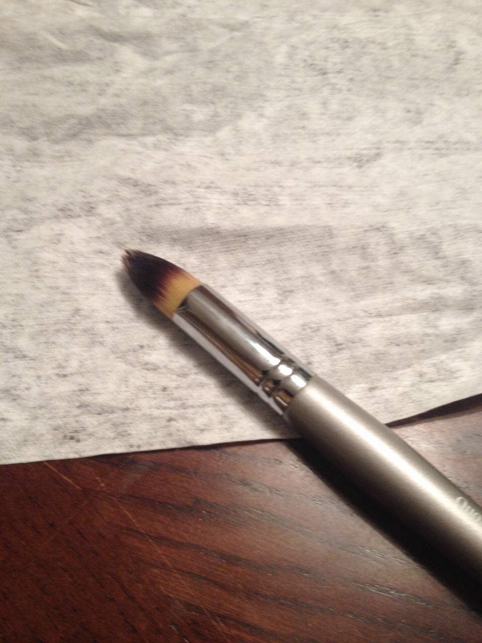 I use a brush like this and paste it all over your face 
Leave for about 10-15 min 
OPTIONAL - boil a pot of water to steam your face with the mask on. This helps it get through the layers on skin