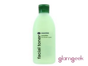 First I apply a facial toner which helps take away any left over makeup dry skin and cleans your pores 