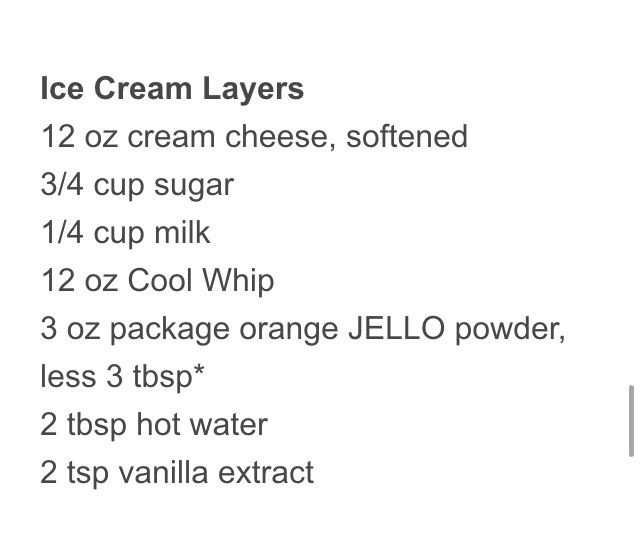 ORANGE CREAMSICLE ICE CREAM CAKE