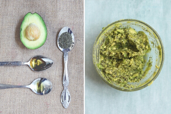 Peppermint and Avocado Hair Mask For Dry Hair