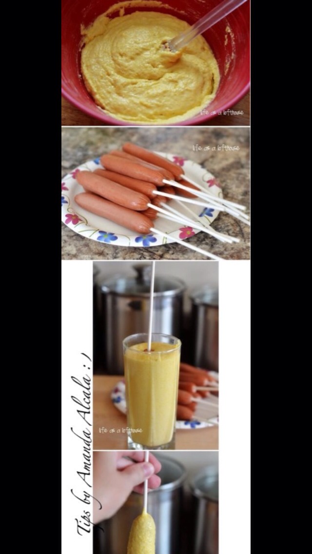 Homemade Corn dogs! 