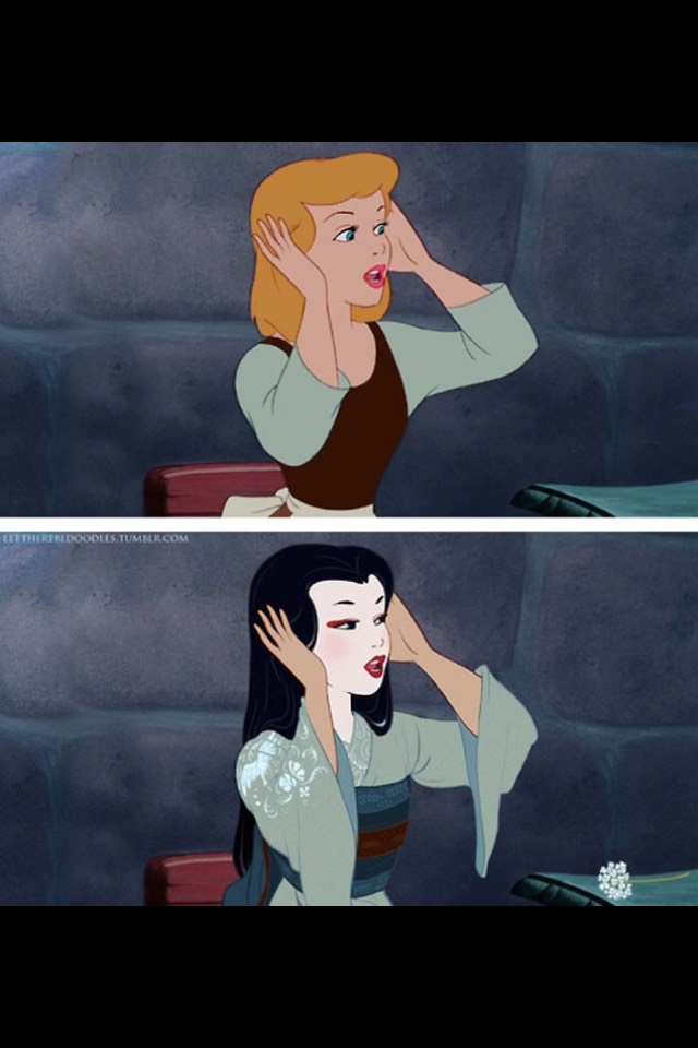 Disney Characters Different Races 