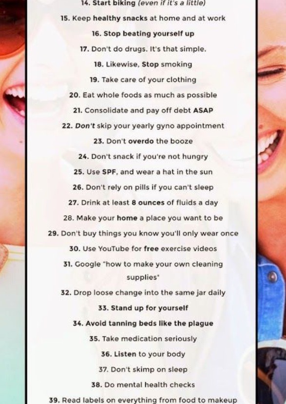 50 Health Habits