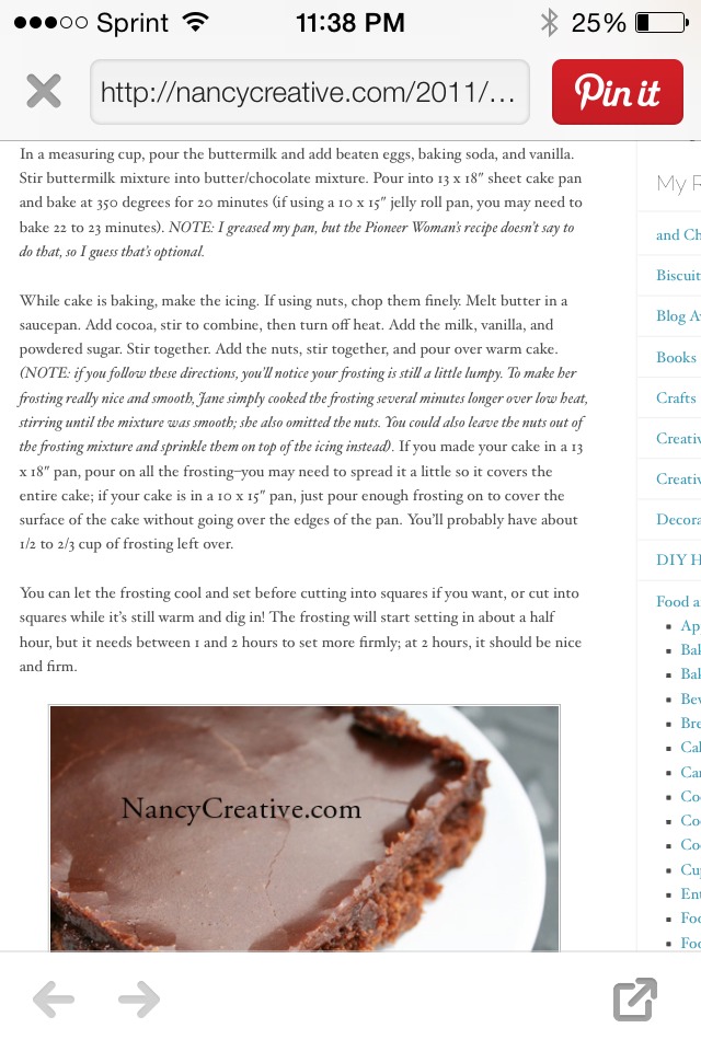 Famous Texas Chocolate Sheet Cake. Pioneer Women Recipe 😍 Yummy! 