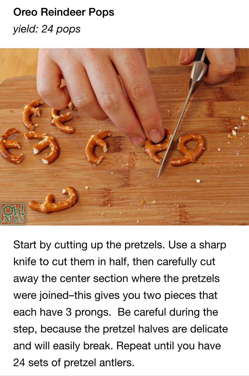 How To Make Reindeer Oreo Cookies Pops. π Step By Step Instructions. ππ»