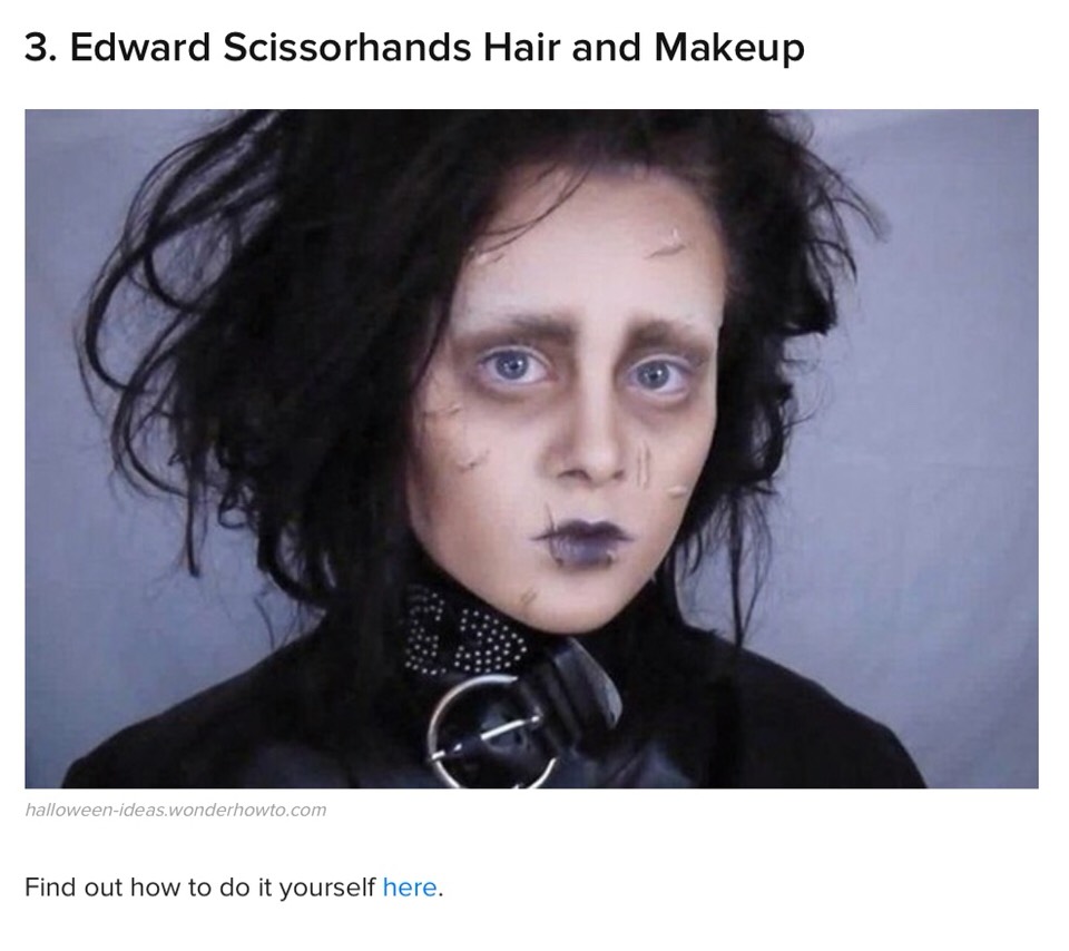 21 Incredibly Creepy Halloween Hair & Makeup Ideas! #HalloweenTip