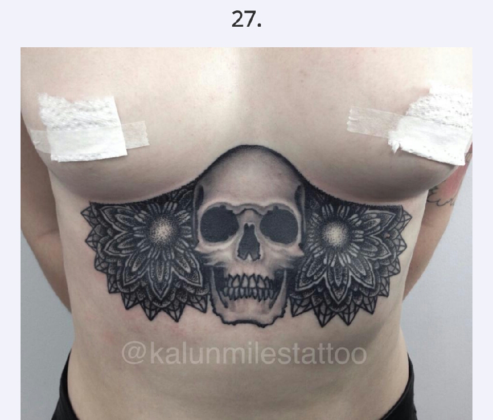 30 Sexy Under Breast Tattoos  You Won't  Be Able To Take Your Eyes Off Of!
