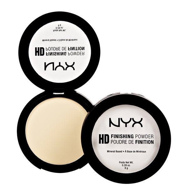 The NYX hd translucent pressed powder is amazing. Doesn't make you look cakey and there is no white flash in pictures. They also make a banana shade which I recommend if you have a medium-deep skin tone like I do. 