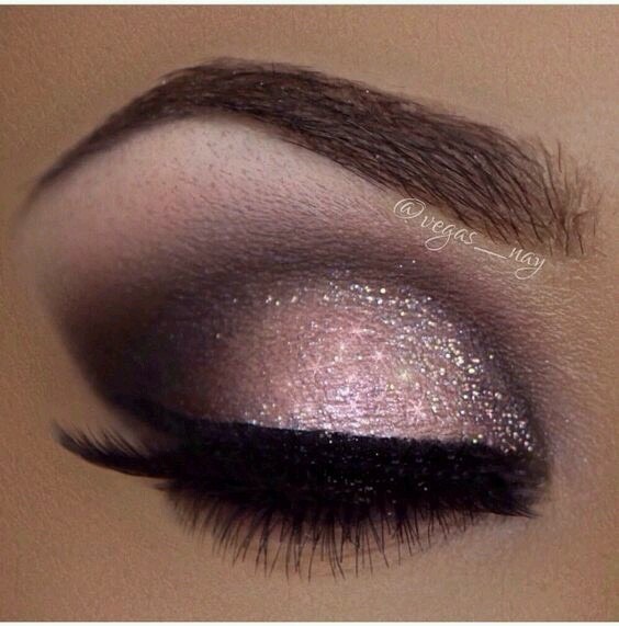 Beautiful Pink With Brown Smokey Eye Shadow Looks