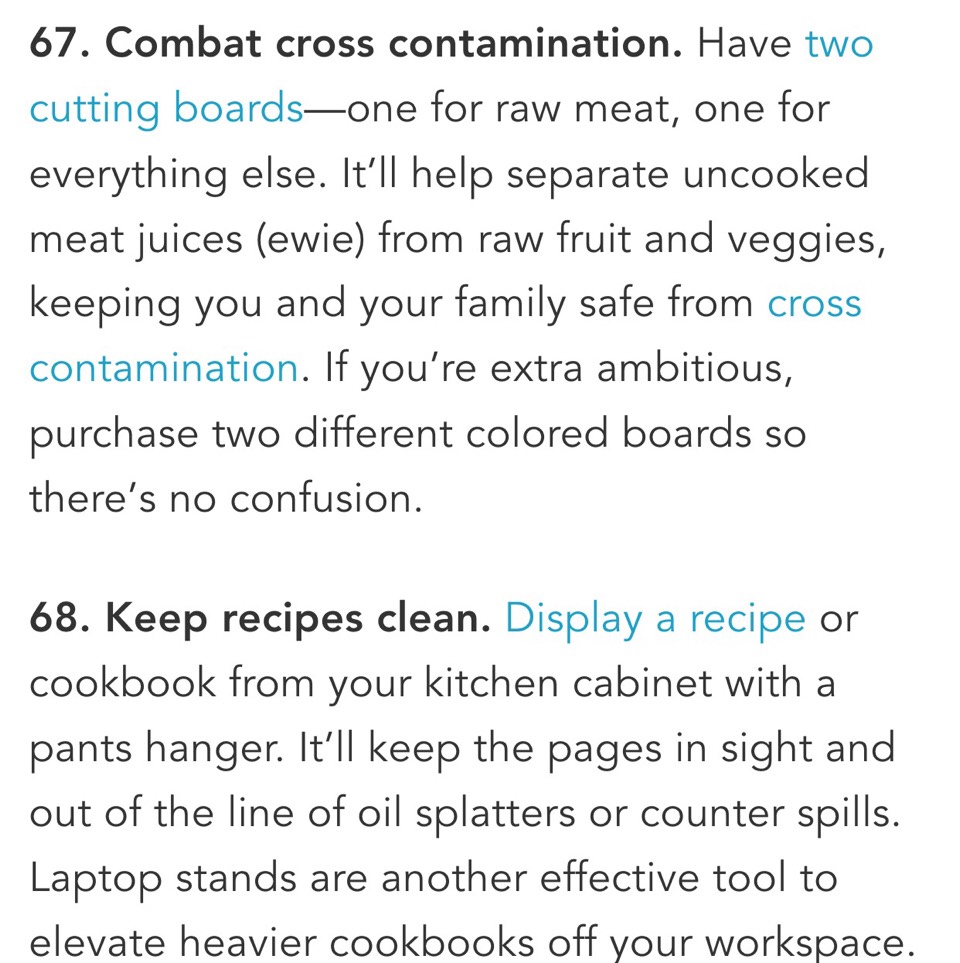 7⃣3⃣ Kitchen Hacks To Save Time, Get Organised And Stay Sane. 😏