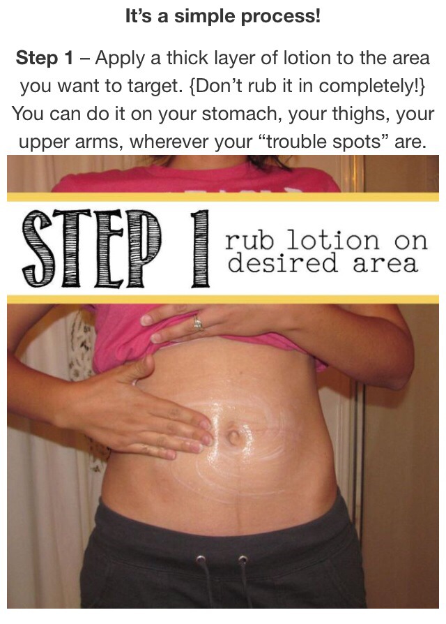 DIY Body Wrap. Lose 1 Inch Overnight 