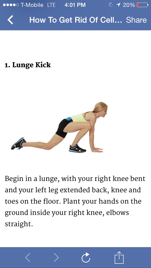 4 Moves To Get Rid Of Cellulite