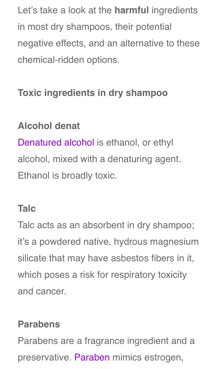 What's So Bad About Dry Aerosol Shampoo #summervibes