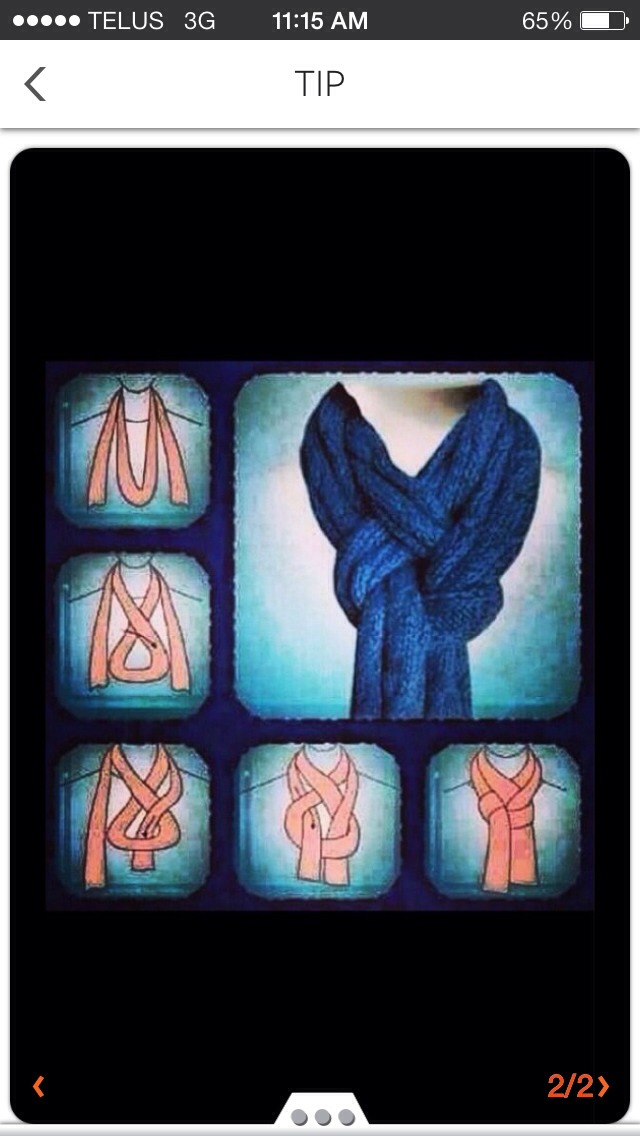 How to knot your Scarfe in a pretty way :) 