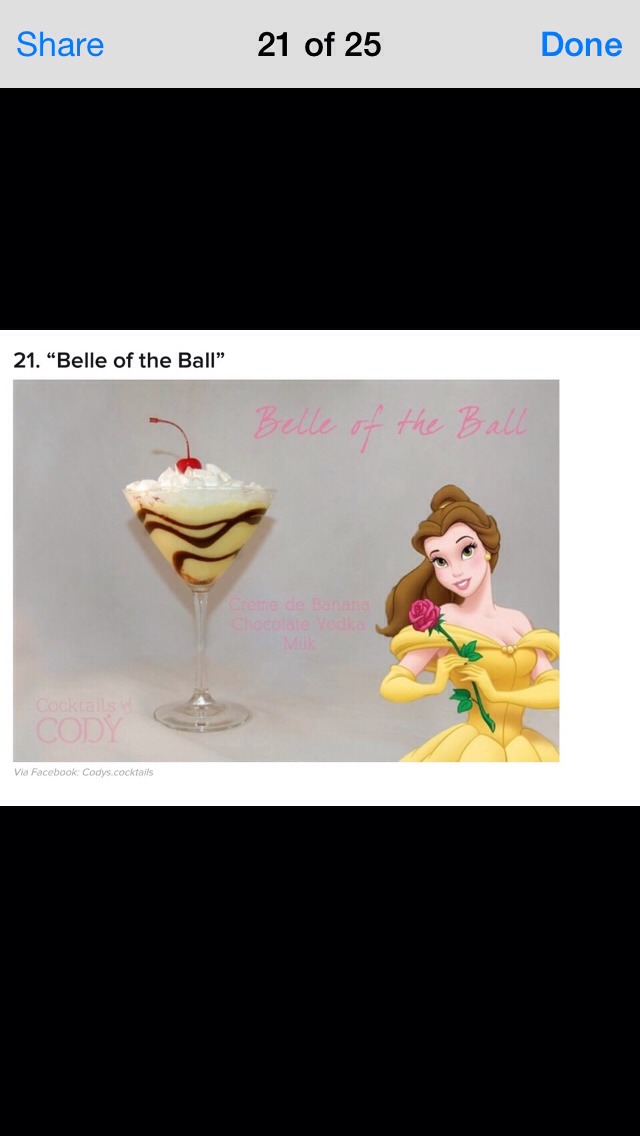 Disney cocktails 🍹