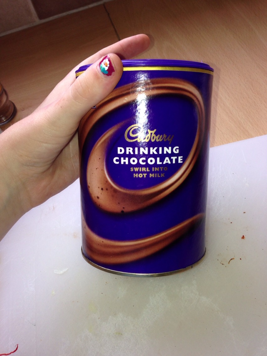 I used cadburys drinking chocolate 