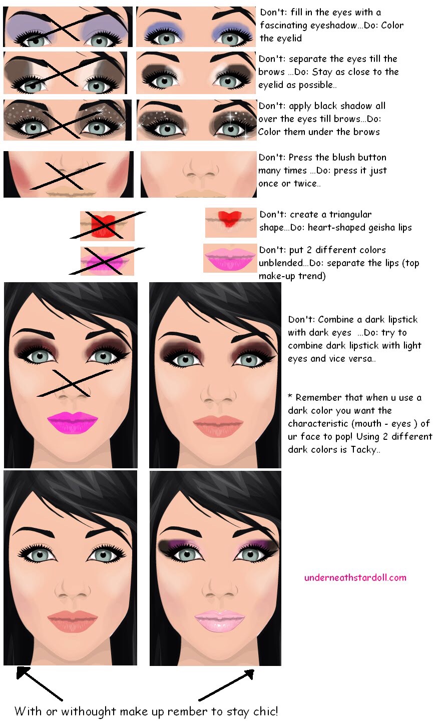 Makeup Dont's 